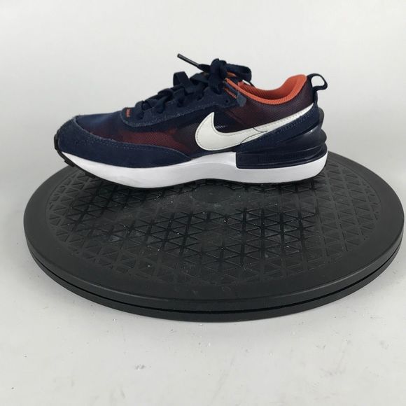 Nike Waffle One Blue/Orange Athletic Running Shoes DC0480-401 Youth Size 2Y - Picture 9 of 12